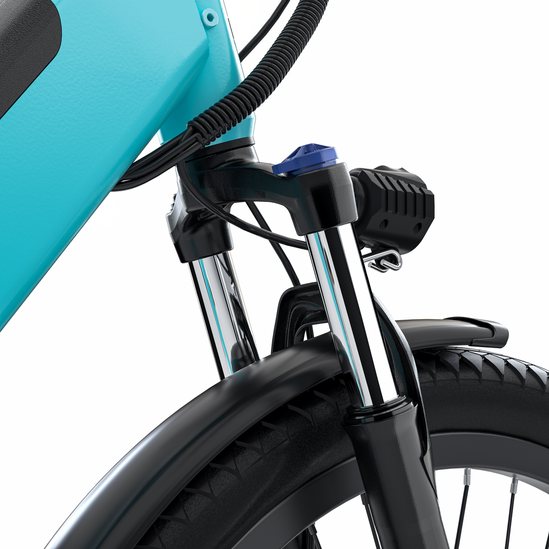 Hiboy EX9 electric bike, blue