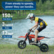 Hiboy DK2 kids electric dirt bike, red