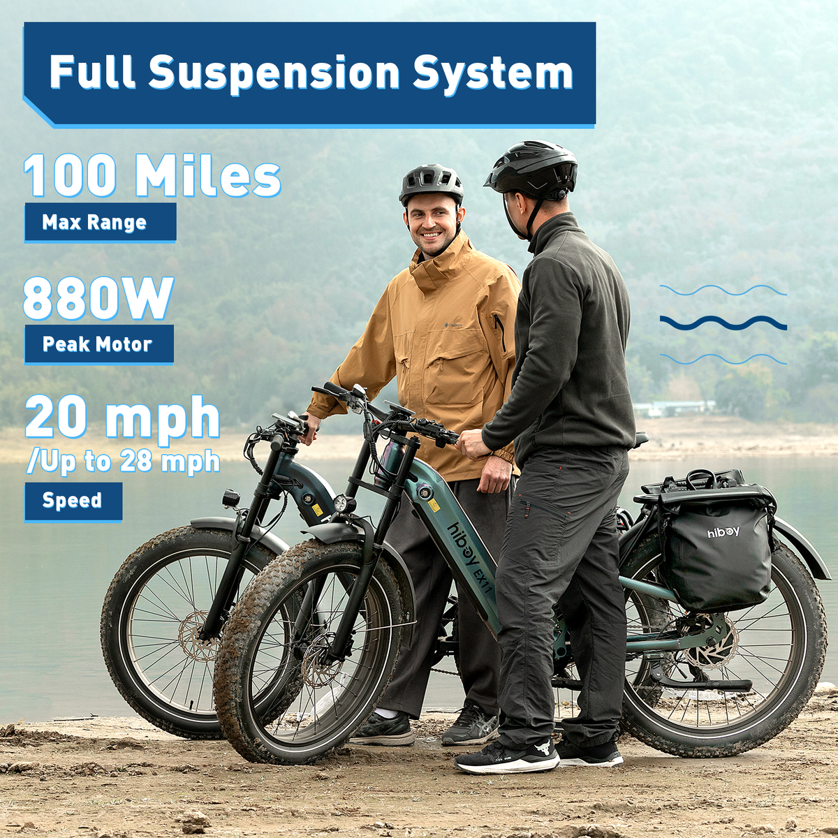Hiboy EX11 electric bike, chameleon