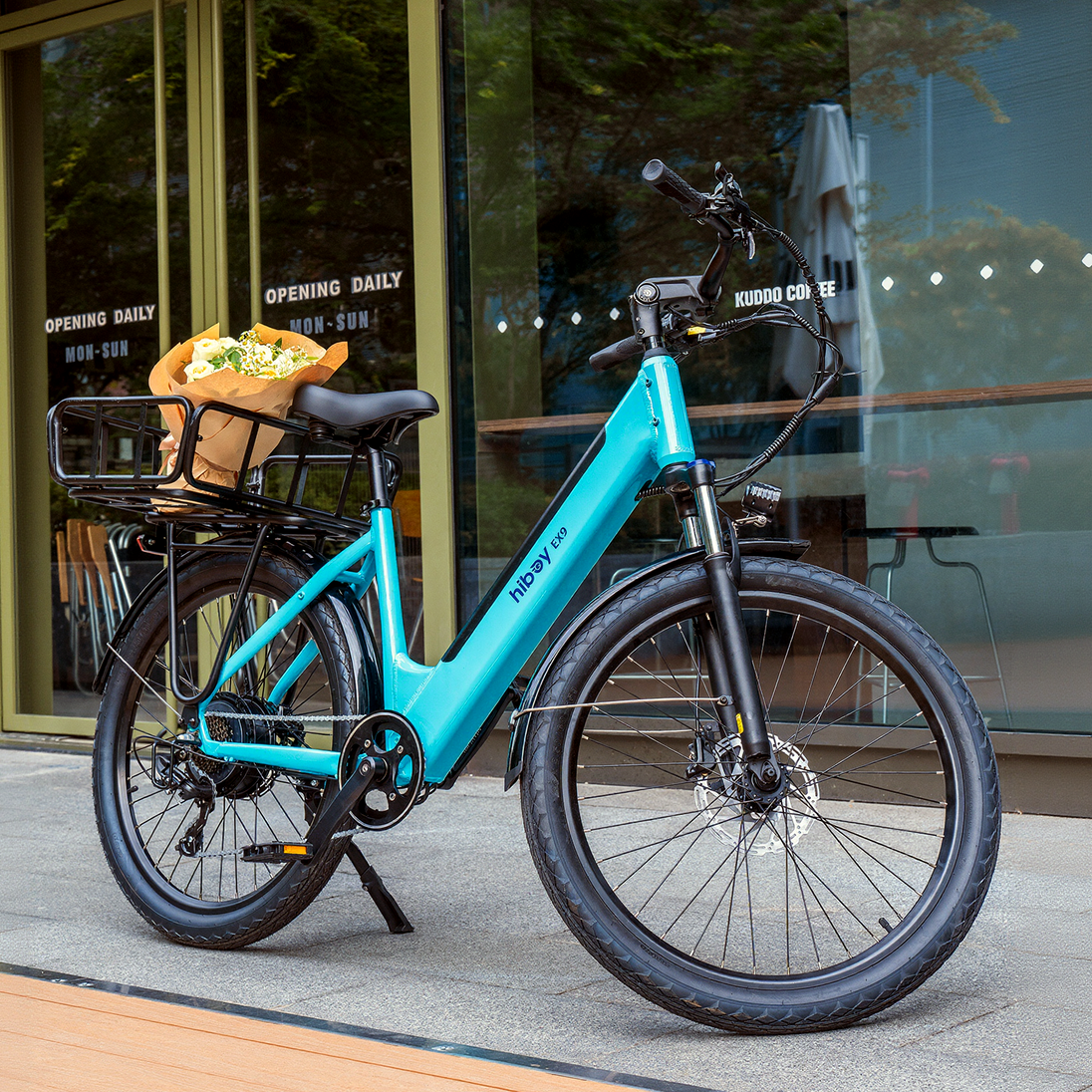 Hiboy EX9 electric bike, gray