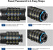 Hiboy 3.2 ft combination cable lock