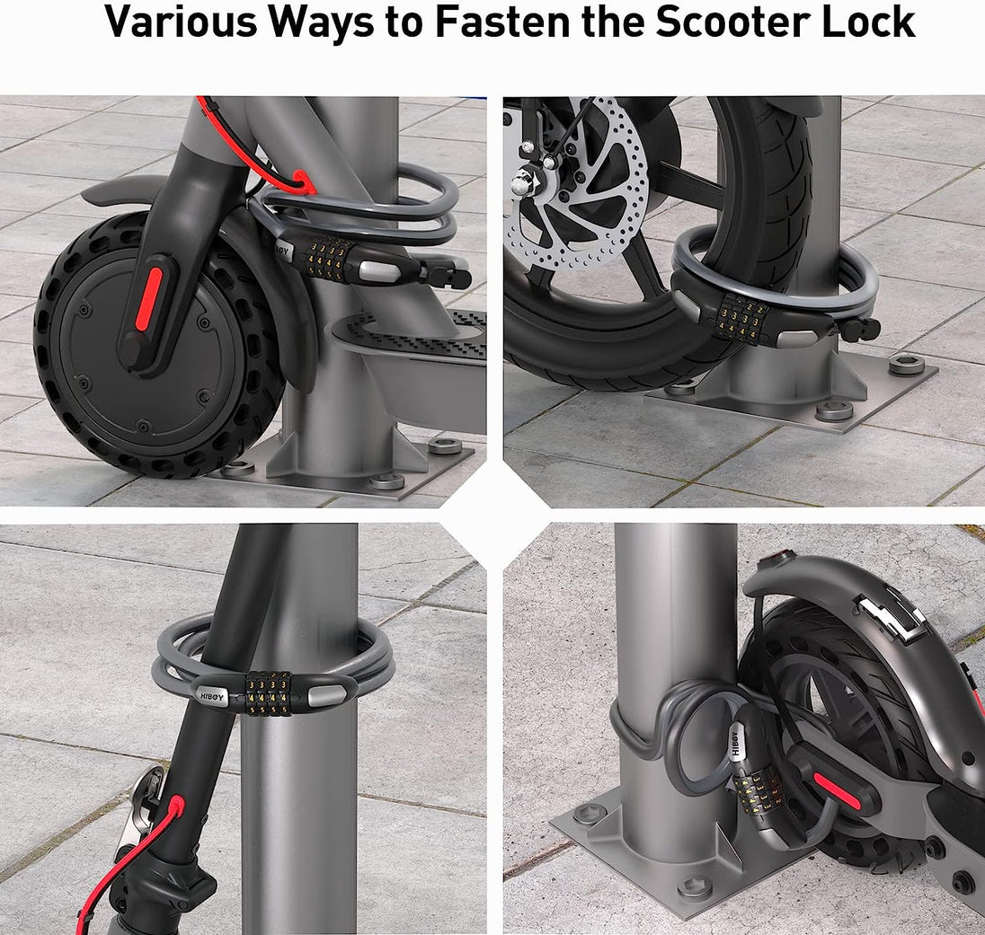 Hiboy 3.2 ft combination cable lock